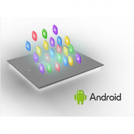 Круглое умное Smart зеркало с подсветкой и сенсорным экраном с Android OS SM002-7 диаметр 700 мм 