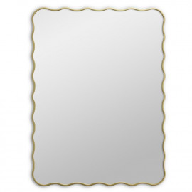 Зеркало в золотой волнистой раме Fancy Gold (Фэнси) Smal 60*80 см 