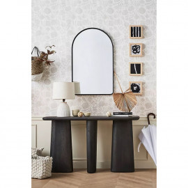 Зеркало арочной формы в чёрной раме Arch M Black (Арч) Smal 60*97 см 