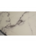 Стол обеденный круглый белый искусственный мрамор Misty White 33FS-21009STOL/OB в интернет-магазине зеркальной мастерской ЗЕРКАЛА-М фото 1 