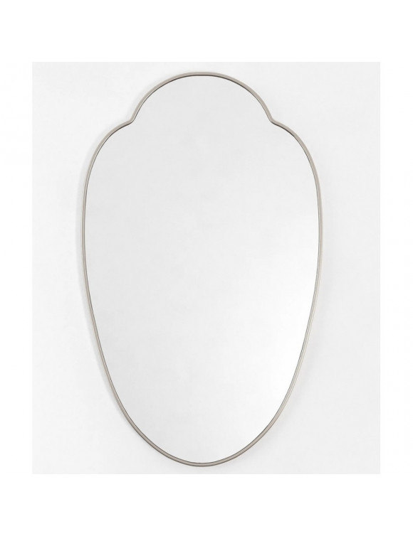Зеркало фигурное в тонкой серебряной раме Milis Silver (Милис) Smal 55*89 см в интернет-магазине зеркальной мастерской ЗЕРКАЛА-М фото